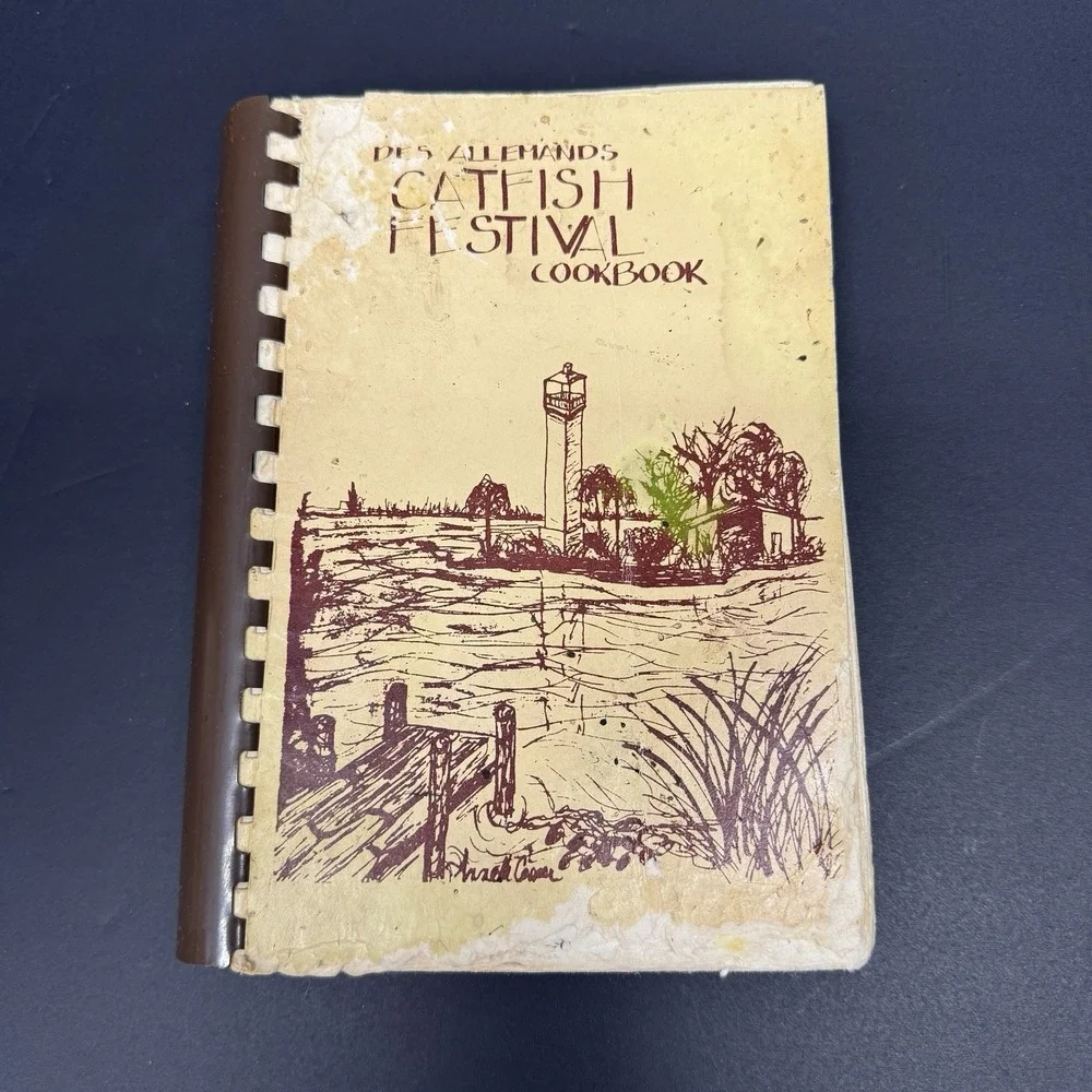 Vintage 1984 Des Allemands Catfish Festival Cookbook Louisiana Cajun Recipes